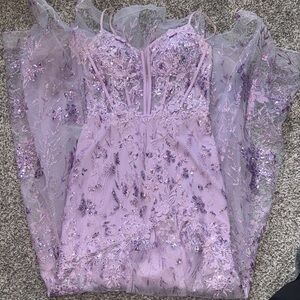 Camille La Vie Lilac Sequin Dress